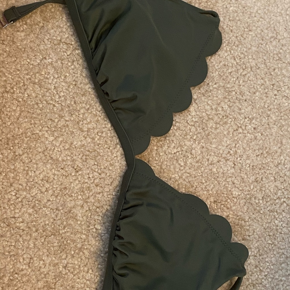 Army Green bathing suit top from target
